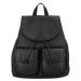 Luxusní dámský kožený batoh černý - Hexagona Doulinq černá