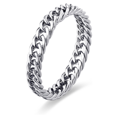 S`Agapõ Nepřehlédnutelný ocelový prsten For Love SFV44 S'Agapõ