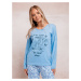 Women's pyjamas ULR413 - light blue