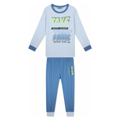 Chlapecké pyžamo - KUGO MP1341, světle modrá Barva: Modrá
