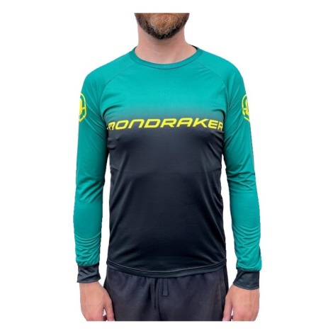 MONDRAKER-Enduro/Trail Jersey long, british racing green/black/yellow Zelená
