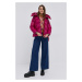 Péřová bunda After Label dámská, růžová barva, zimní