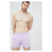 Plavkové šortky HUGO fialová barva, 50469311