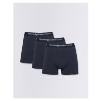 Knowledge Cotton 3-Pack Underwear 1001 Total Eclipse