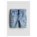 H & M - Cargo shorts - modrá