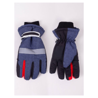 Yoclub Dětské zimní lyžařské rukavice REN-0298C-A150 Navy Blue
