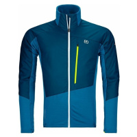 Ortovox Westalpen Swisswool Hybrid Jacket Petrol Blue Outdorová bunda