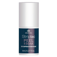 Alessandro - Striplac Peel or Soak Laky na nehty 8 ml Černá unisex