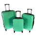 Rogal Zelená sada 3 skořepinových kufrů "Motion" - M (35l), L (65l), XL (100l)