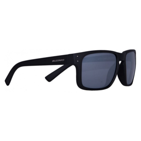 BLIZZARD-Sun glasses POLSC606111, rubber black + gun decor points, 65 Černá