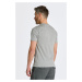 TRIČKO GANT SLIM SHIELD V-NECK T-SHIRT šedá