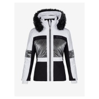 Bílo-černá dámská lyžařská zimní bunda Kilpi Elza-W