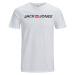 Jack&Jones Pánské triko JJECORP Slim Fit 12137126 White