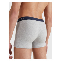 Pánské boxerky 3-PACK STRETCH COTTON LOGO WAISTBAND TRUNKS UM0UM012340SA černá/bílá/šedá - Tommy