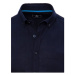 D Street Pánská košile s krátkým rukávem Glest tmavě modrá Tmavě modrá
