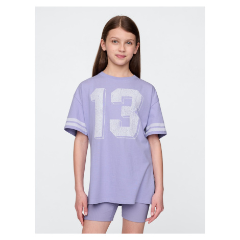 GAP Dětské oversize tričko Varsity - Holky