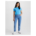 Modré dámské tričko Calvin Klein Jeans