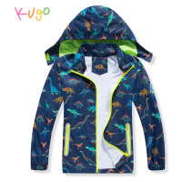 Chlapecká jarní/ podzimní bunda - KUGO B2838, tmavě modrá Barva: Modrá tmavě