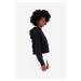 Mikina New Balance dámská, černá barva, s kapucí, s potiskem, WT31509BK-9BK