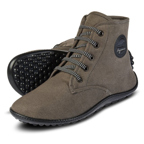 Barefoot kotníkové boty Leguano - Chester šedé