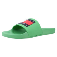 Tommy Jeans POOL SLIDE ESS Zelená