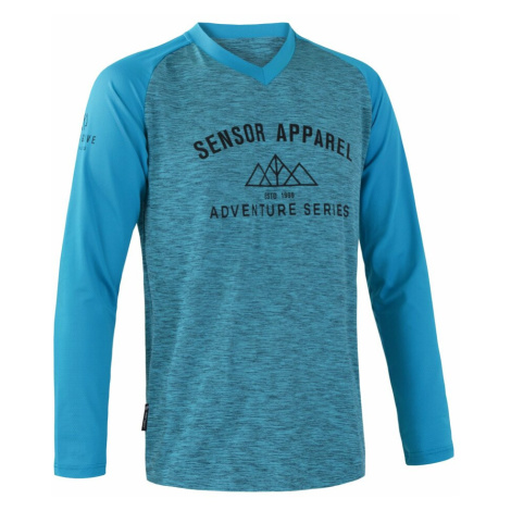 Pánský dres Sensor Cyklo Charger dl. rukáv modrá/modrá
