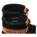 Chlapecké vysoké zimní boty MOON BOOT Boy Sport black orange