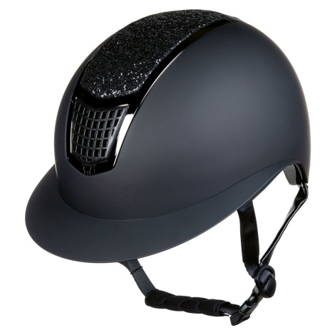 Helma jezdecká Glamour Shield HKM, černá