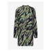 Černo-zelené dámské vzorované šaty Fransa - Dámské