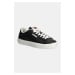 Kožené sneakers boty Tommy Jeans TJW CUPSOLE SNEAKER METALLIC černá barva, EN0EN02686