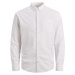 Jack&Jones PLUS Pánská košile JJEOXFORD Slim Fit 12190444 White PLUS SIZE