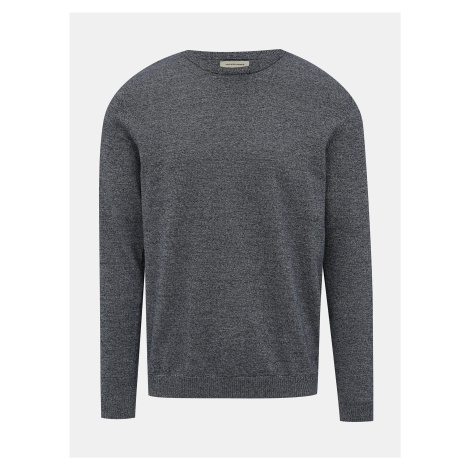 Tmavě modrý žíhaný basic svetr Jack & Jones Basic