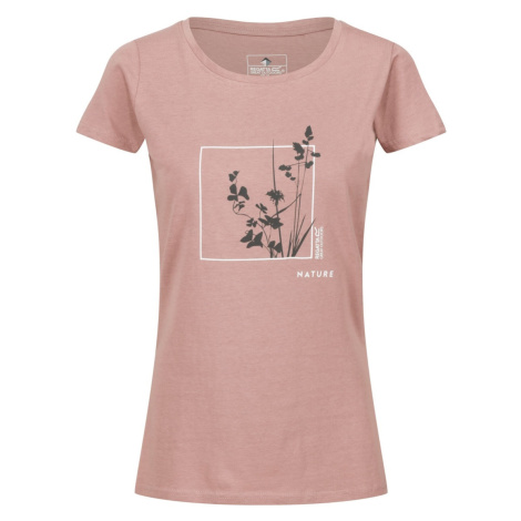Dámské bavlněné tričko Regatta BREEZED III světle růžová