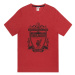 FC Liverpool pánské pyžamo Short Red Marl