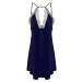 DKaren Woman's Slip Tifany Navy Blue