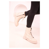 Soho Beige Women's Boots & Booties 18459