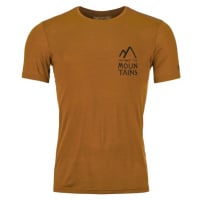 ORTOVOX 120 COOL TEC MTN DUO TS M Pánské triko, oranžová, velikost