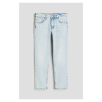 H & M - Relaxed Tapered Fit Jeans - modrá