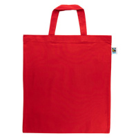 Printwear Bavlněná taška s krátkými uchy XT500N Red -ca. Pantone 200C