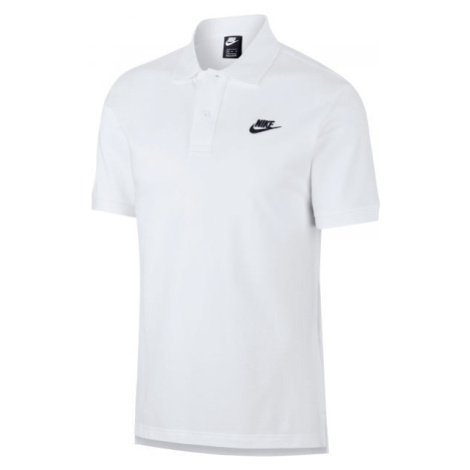 Nike SPORTSWEAR Pánské polo tričko, bílá, velikost