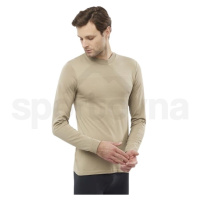 Salomon Essential Wool LS Top M LC1883900 - roasted cashew heather