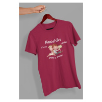 MMO Pánské tričko Manželství Barva: Marlboro červená