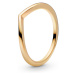 Pandora Minimalistický pozlacený prsten Shine Timeless 168742C00