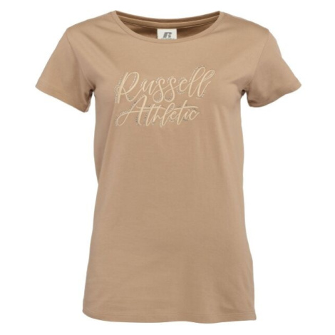 Russell Athletic TEE SHIRT W Dámské tričko, béžová, velikost