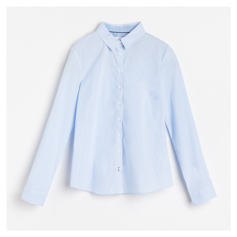 Reserved - Košile z organické bavlny - Modrá