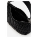Kabelka karl lagerfeld k/weave hobo black-nickel