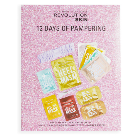 Revolution Skincare 12denní adventní kalendář 12 Days of Face, Body & Hair Mask Advent Calendar