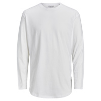 Jack&Jones Pánské triko JJENOA Long Line Fit 12190128 White Relaxed