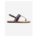 Shimmery Ribbon Flat Sandále Tommy Hilfiger