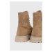 Semišové boty Tommy Jeans TJM CASUAL BOOT SUEDE pánské, béžová barva, EM0EM01336